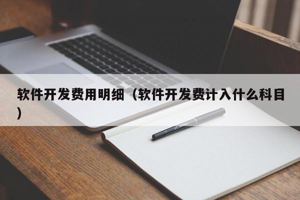 软件开发费用明细(软件开发费计入什么科目)