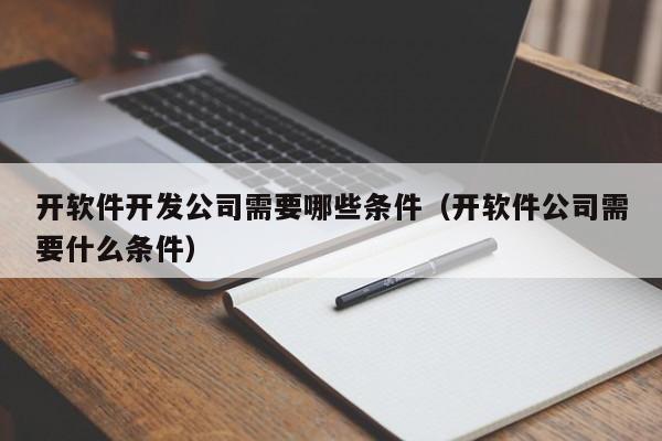 开软件开发公司需要哪些条件(开软件公司需要什么条件)