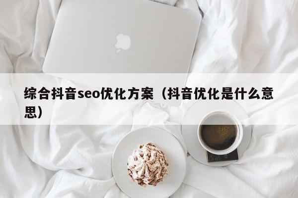 综合抖音seo优化方案(抖音优化是什么意思)