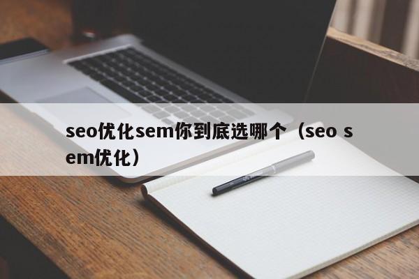 seo优化sem你到底选哪个(seo sem优化)