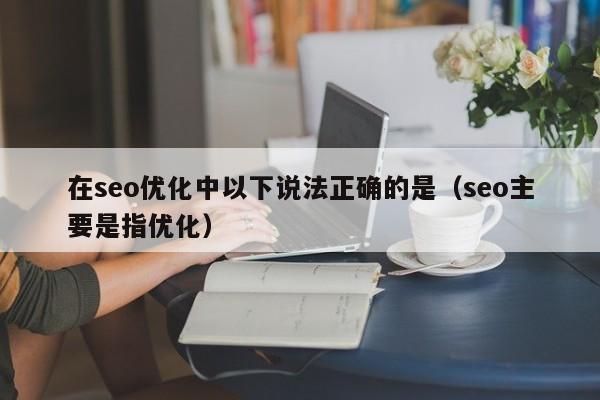 在seo优化中以下说法正确的是(seo主要是指优化)