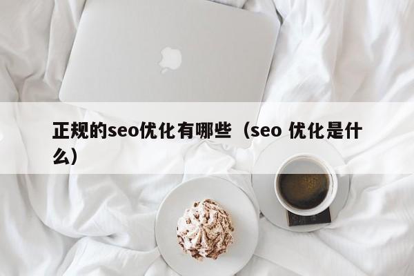 正规的seo优化有哪些(seo 优化是什么)