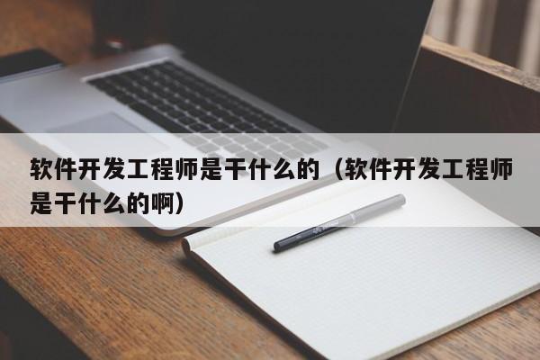 软件开发工程师是干什么的(软件开发工程师是干什么的啊)