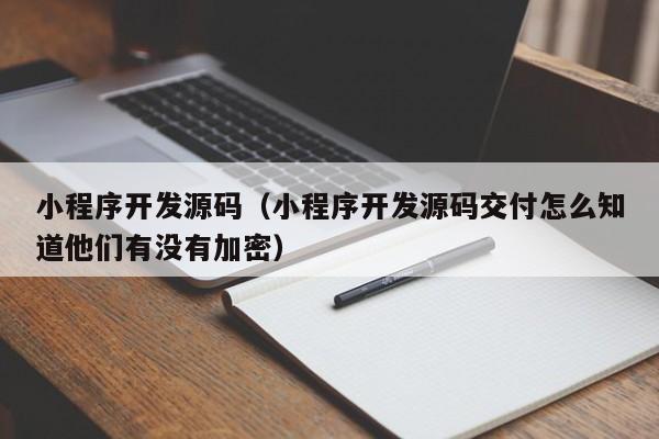 小程序开发源码(小程序开发源码交付怎么知道他们有没有加密)