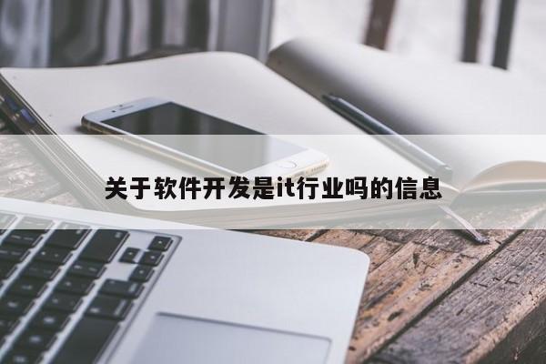 关于软件开发是it行业吗的信息